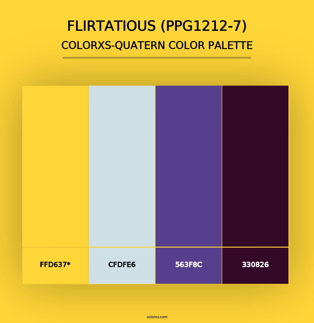 Flirtatious (PPG1212-7) - Colorxs Quad Palette