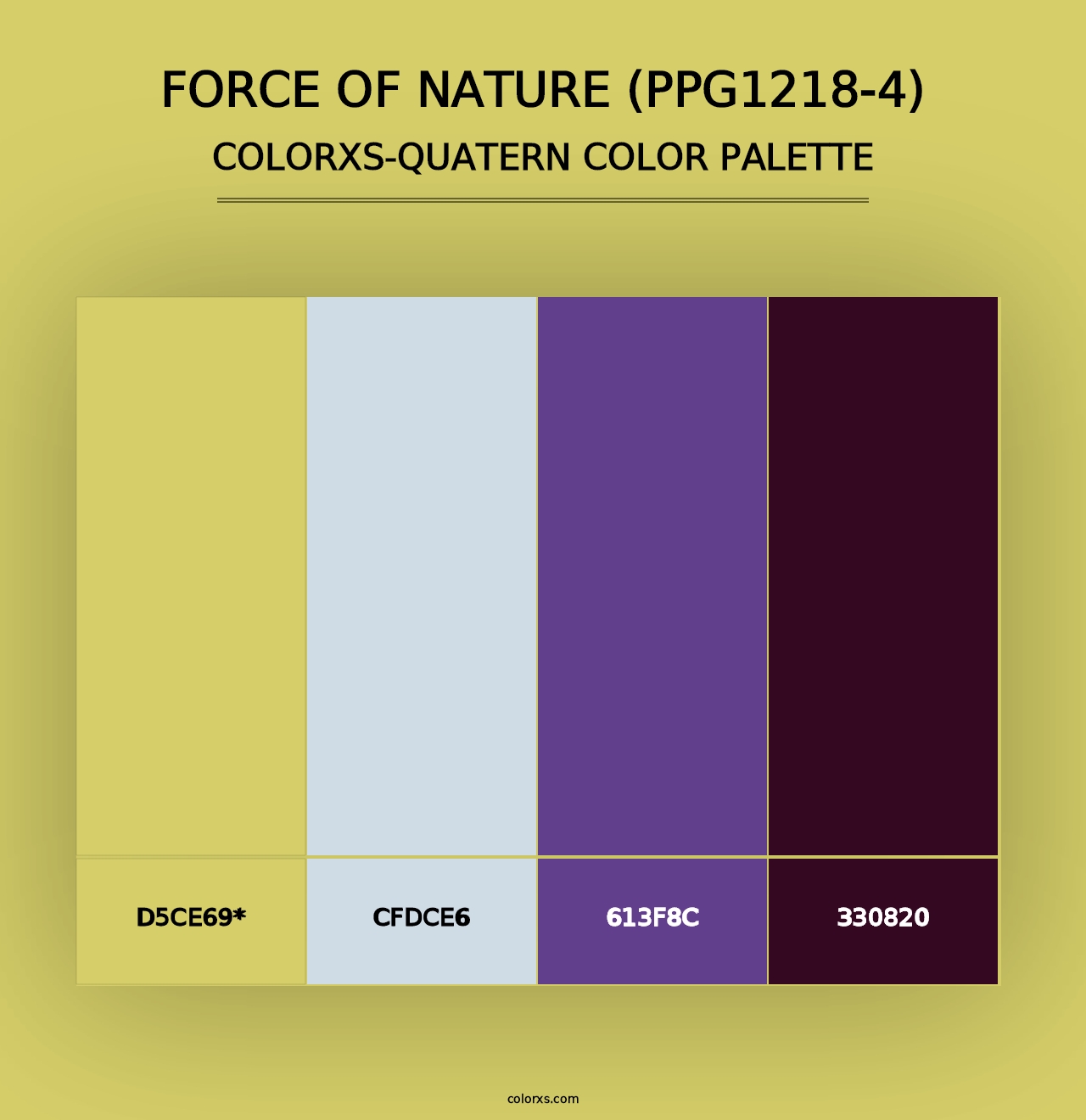 Force Of Nature (PPG1218-4) - Colorxs Quad Palette