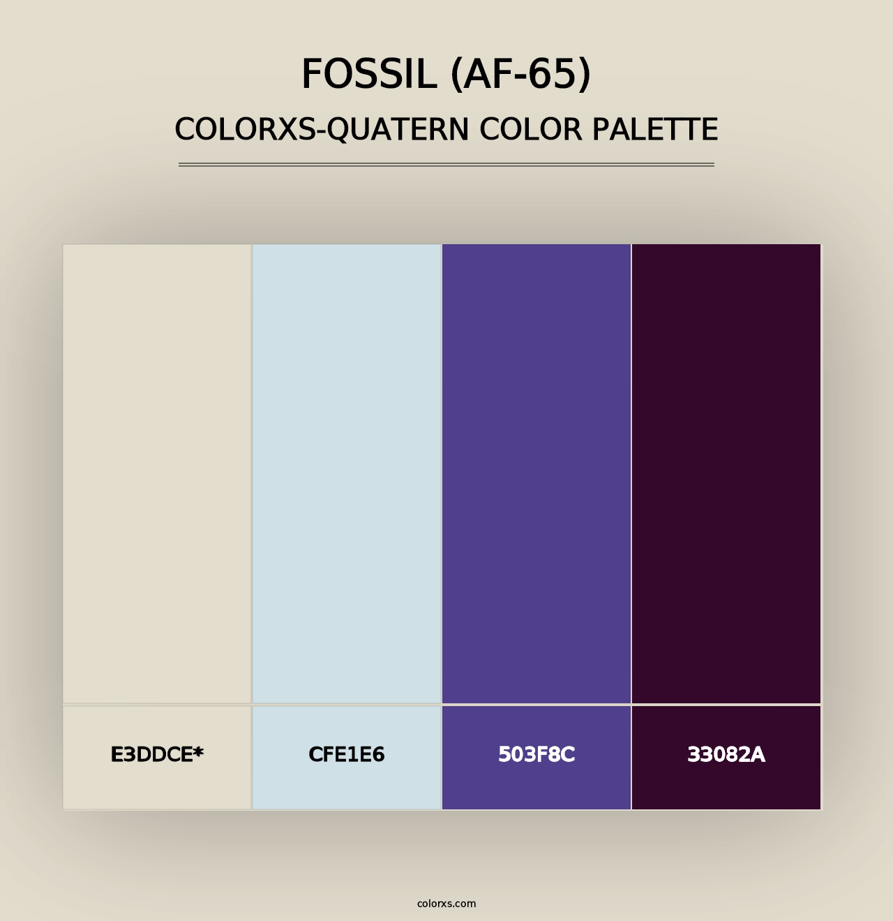 Fossil (AF-65) - Colorxs Quad Palette