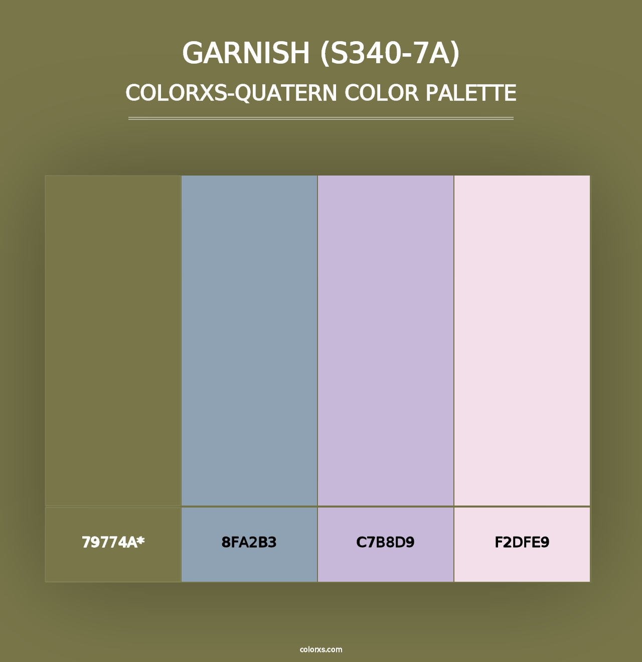 Garnish (S340-7A) - Colorxs Quad Palette