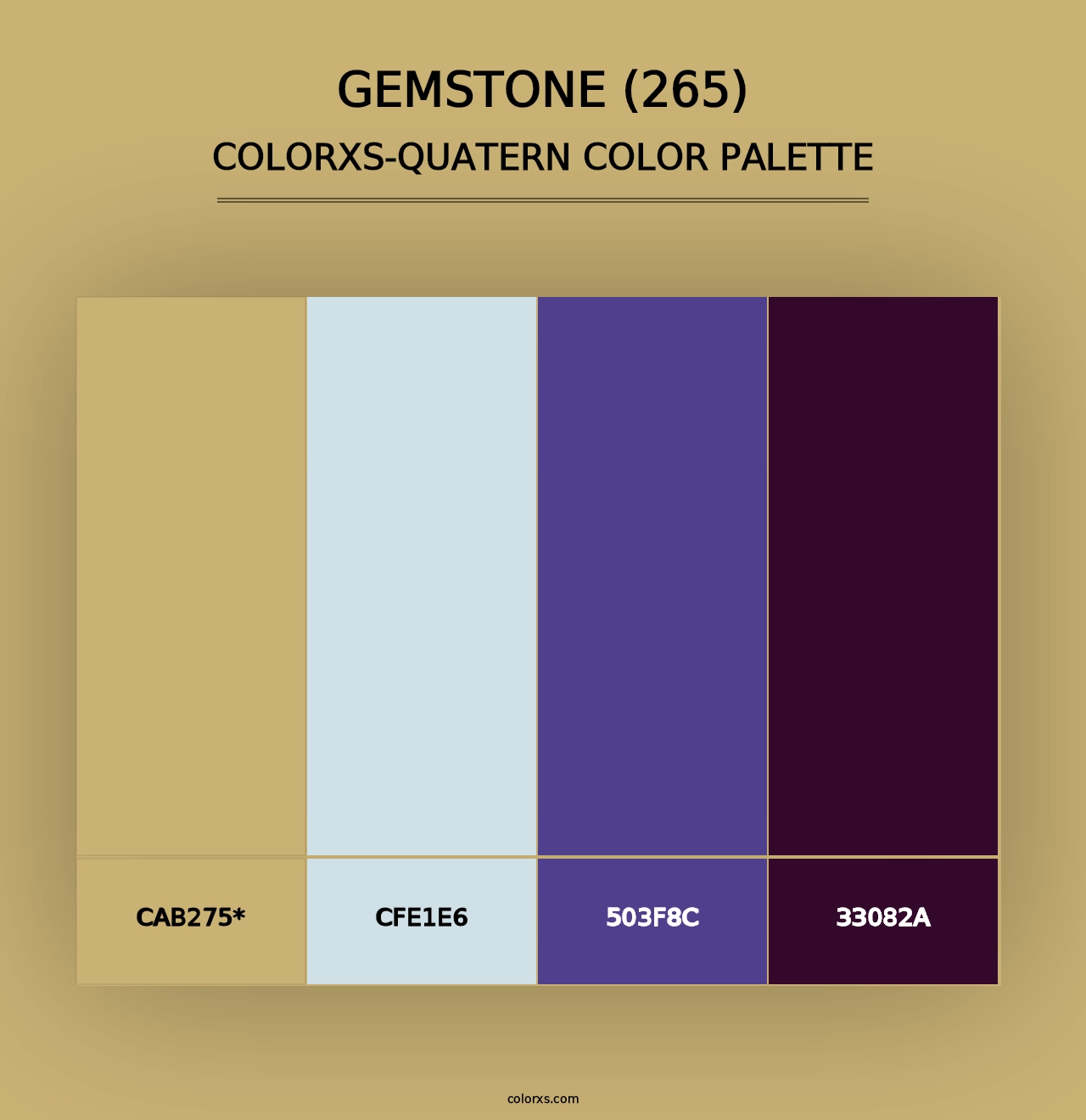 Gemstone (265) - Colorxs Quad Palette