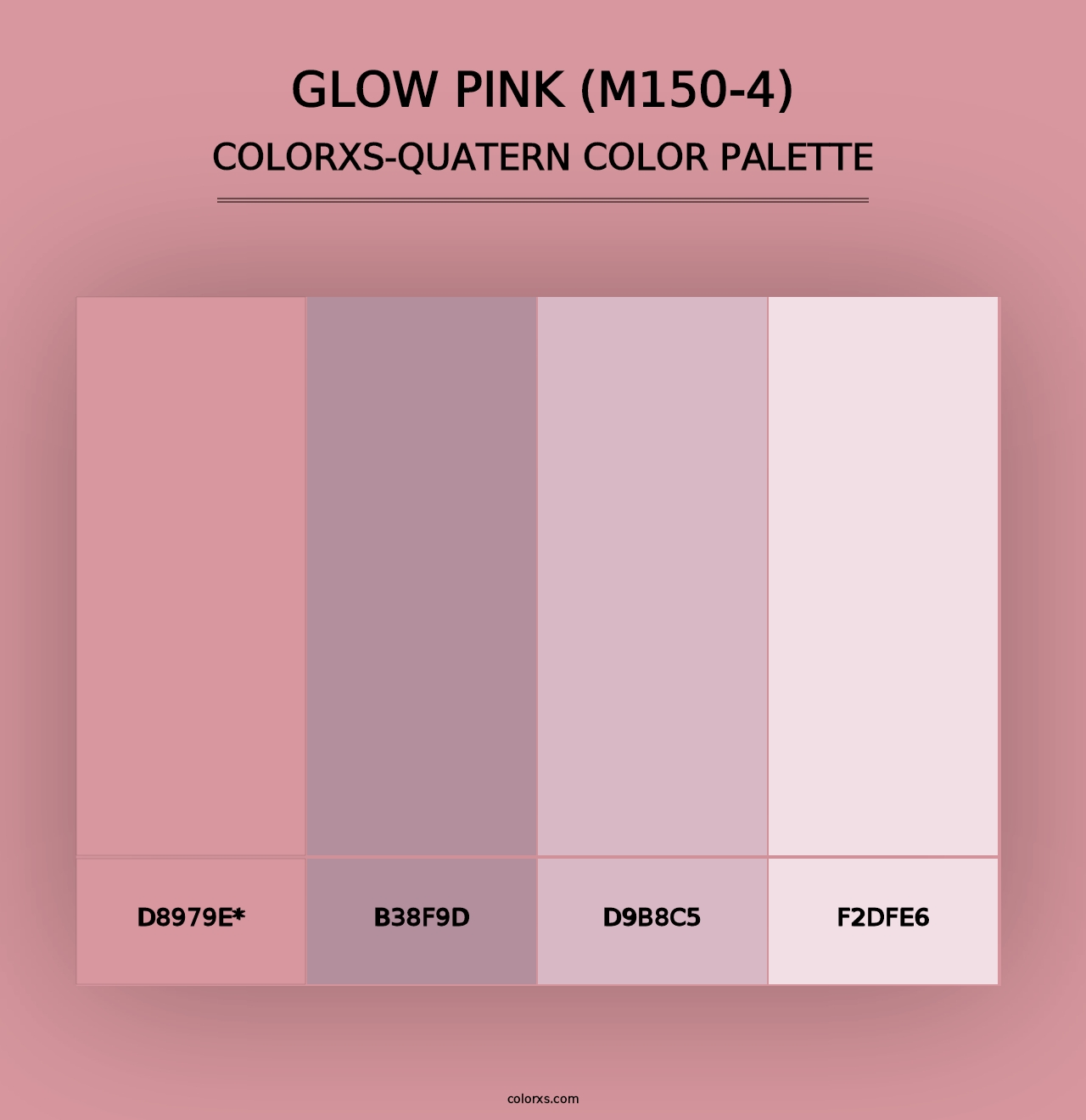 Glow Pink (M150-4) - Colorxs Quad Palette