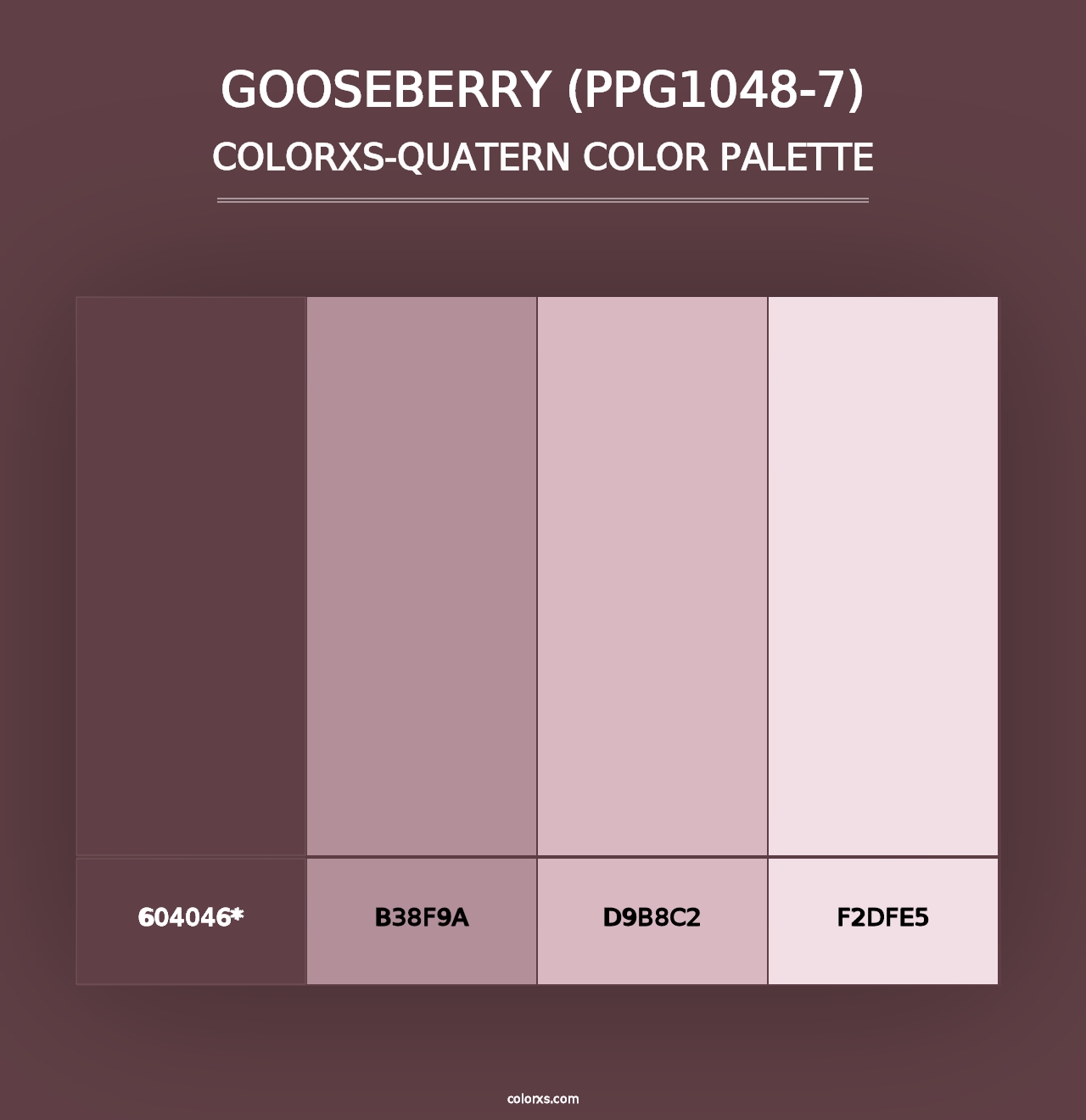 Gooseberry (PPG1048-7) - Colorxs Quad Palette