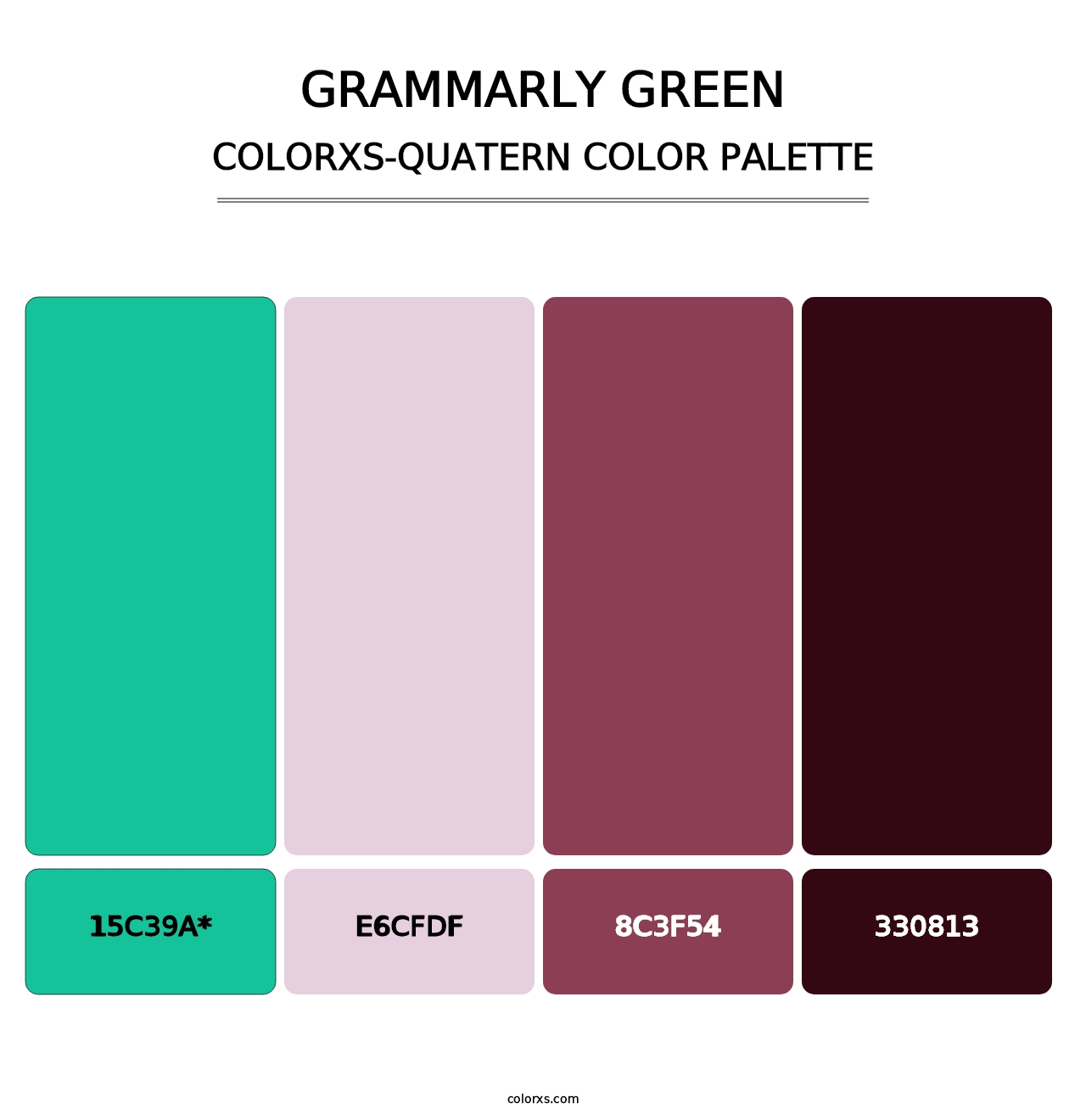 Grammarly Green - Colorxs Quad Palette