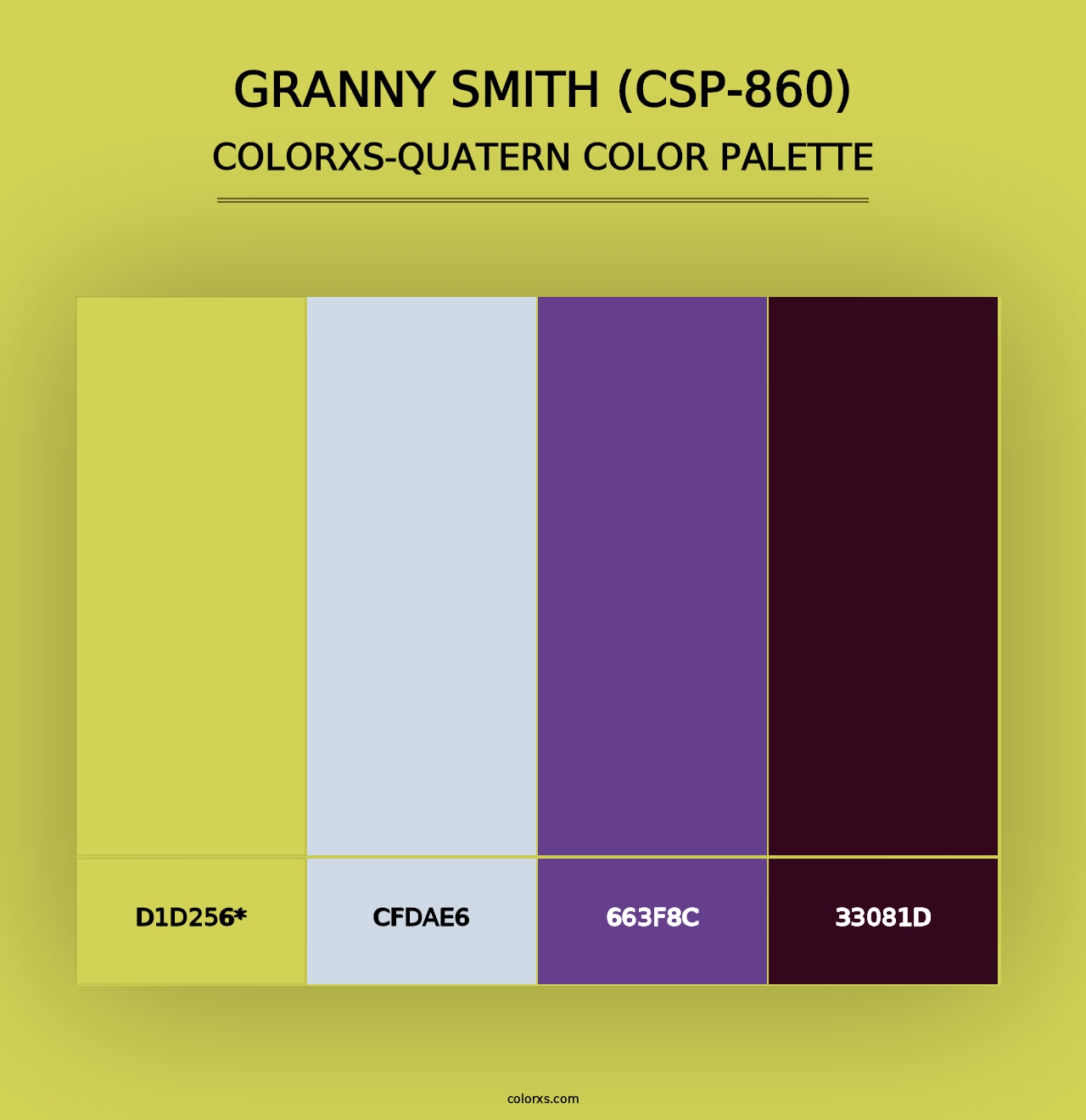 Granny Smith (CSP-860) - Colorxs Quad Palette