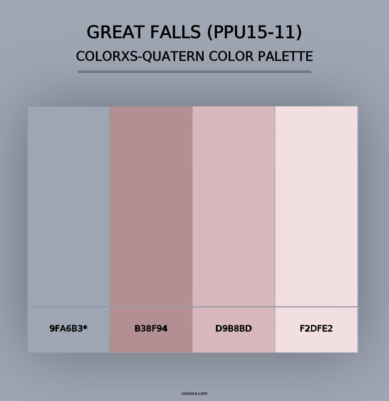 Great Falls (PPU15-11) - Colorxs Quad Palette