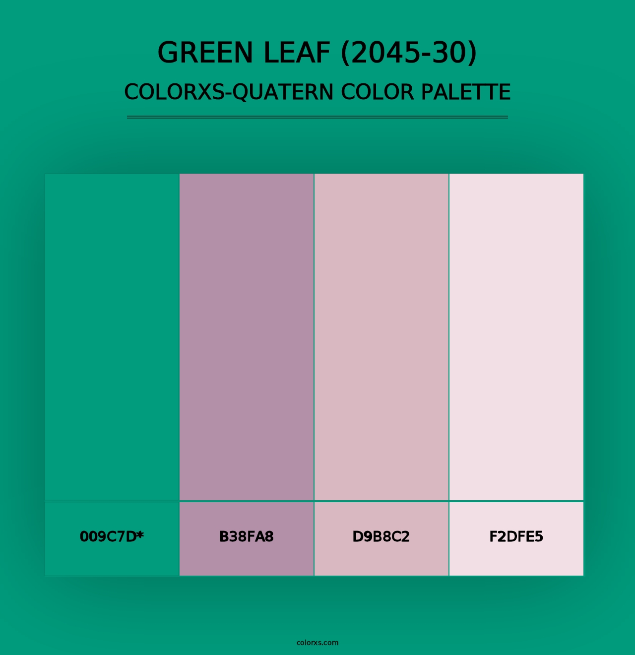 Green Leaf (2045-30) - Colorxs Quad Palette