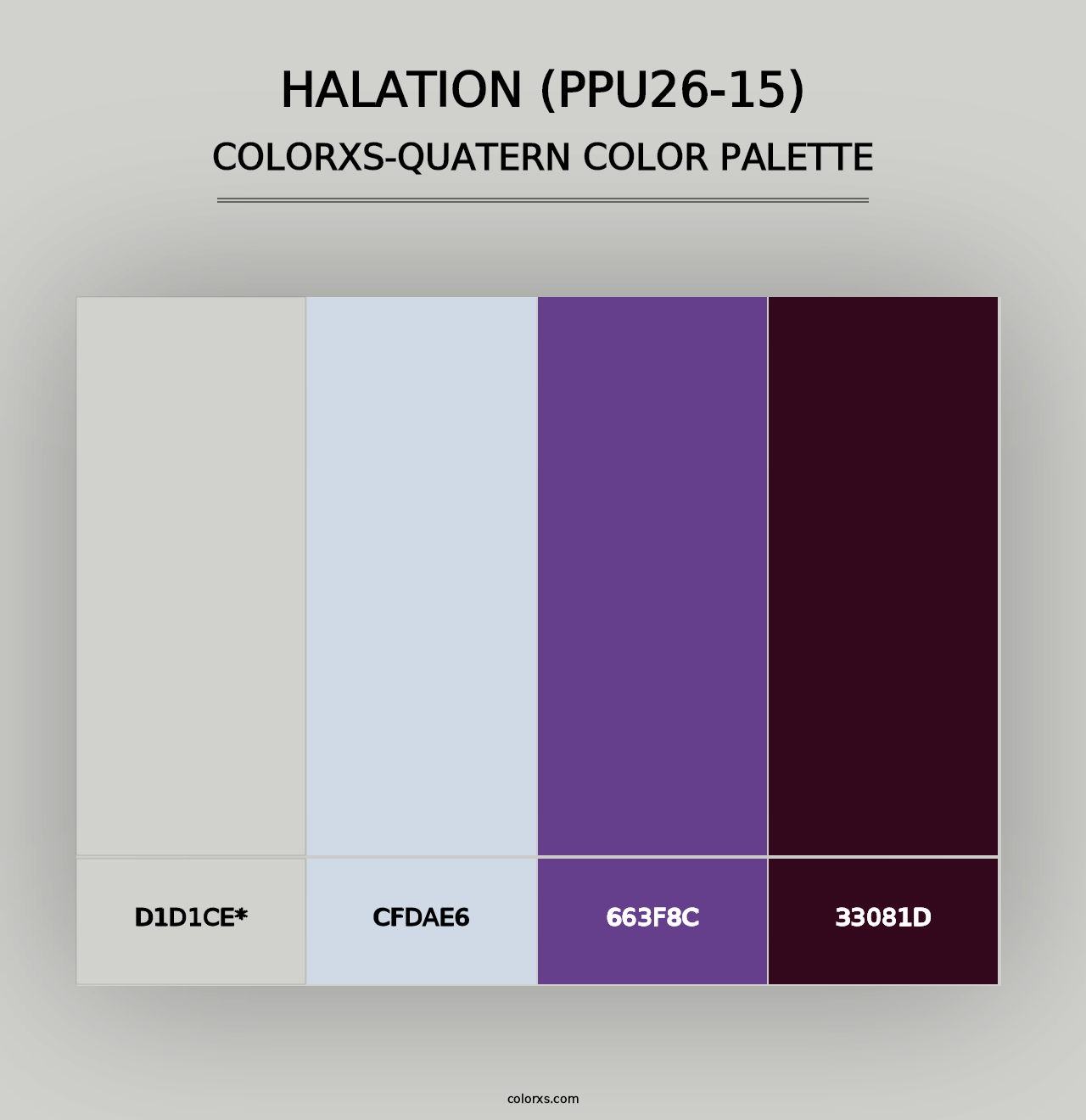 Halation (PPU26-15) - Colorxs Quad Palette