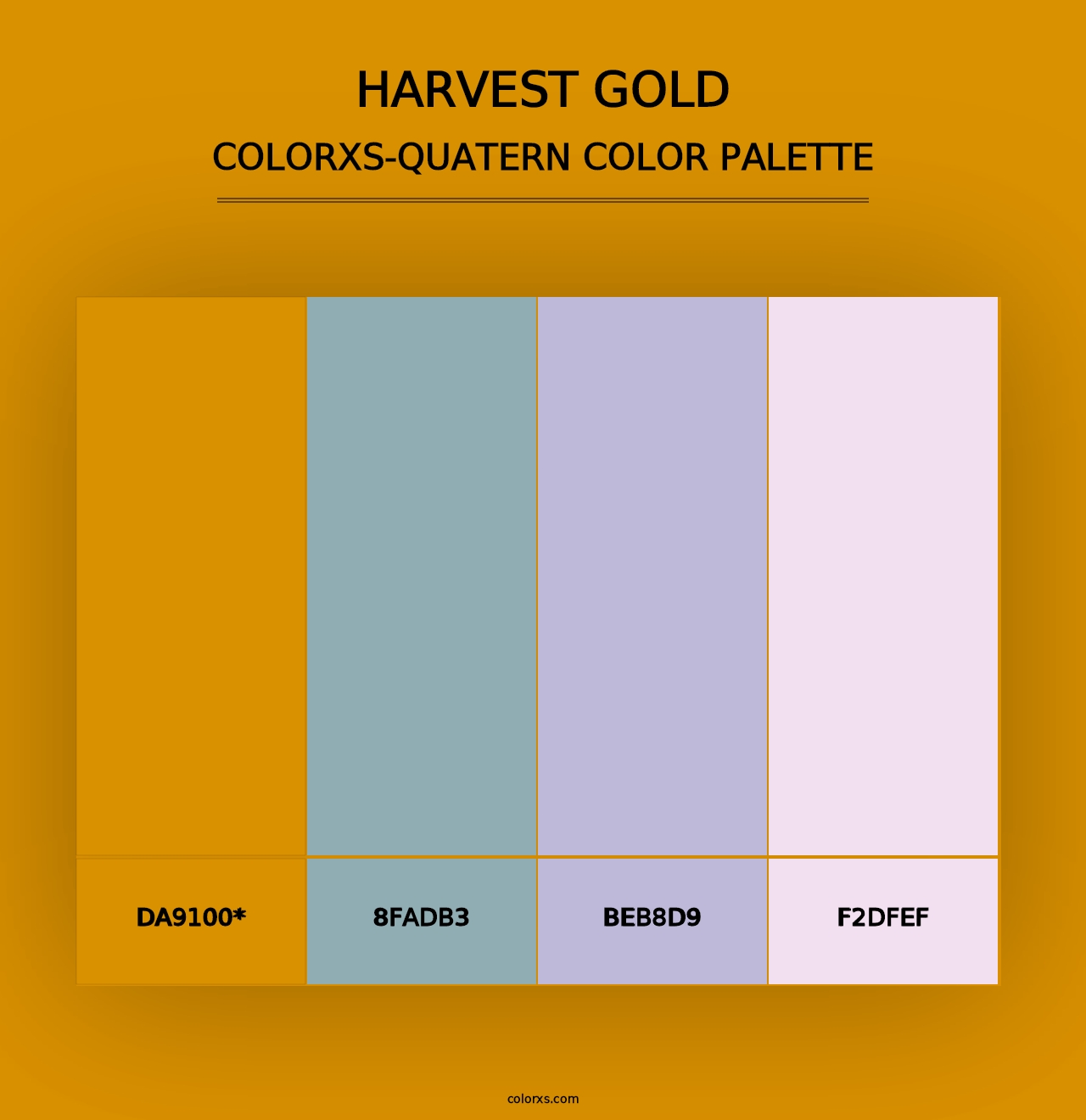 Harvest Gold - Colorxs Quad Palette