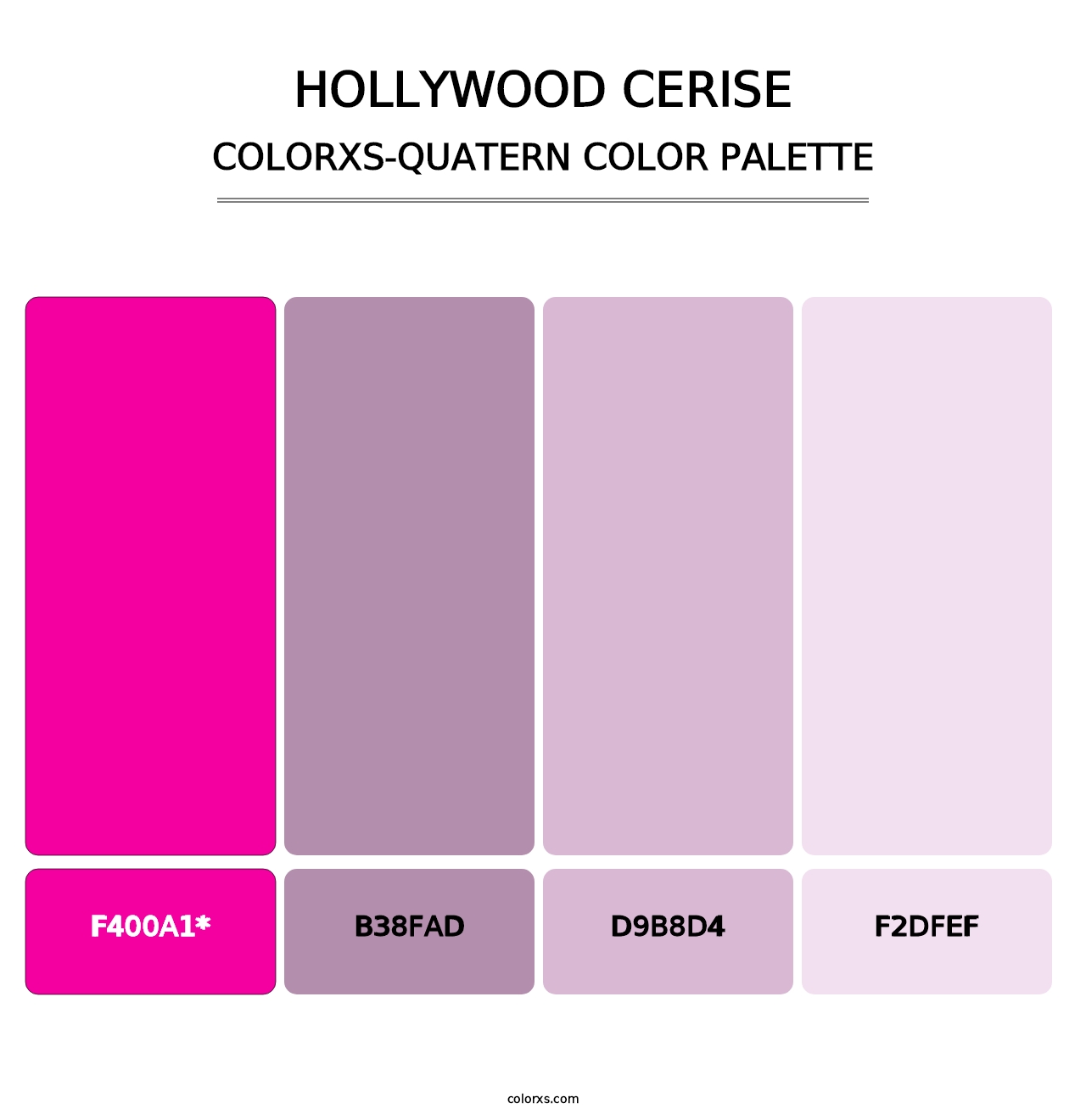 Hollywood Cerise - Colorxs Quad Palette