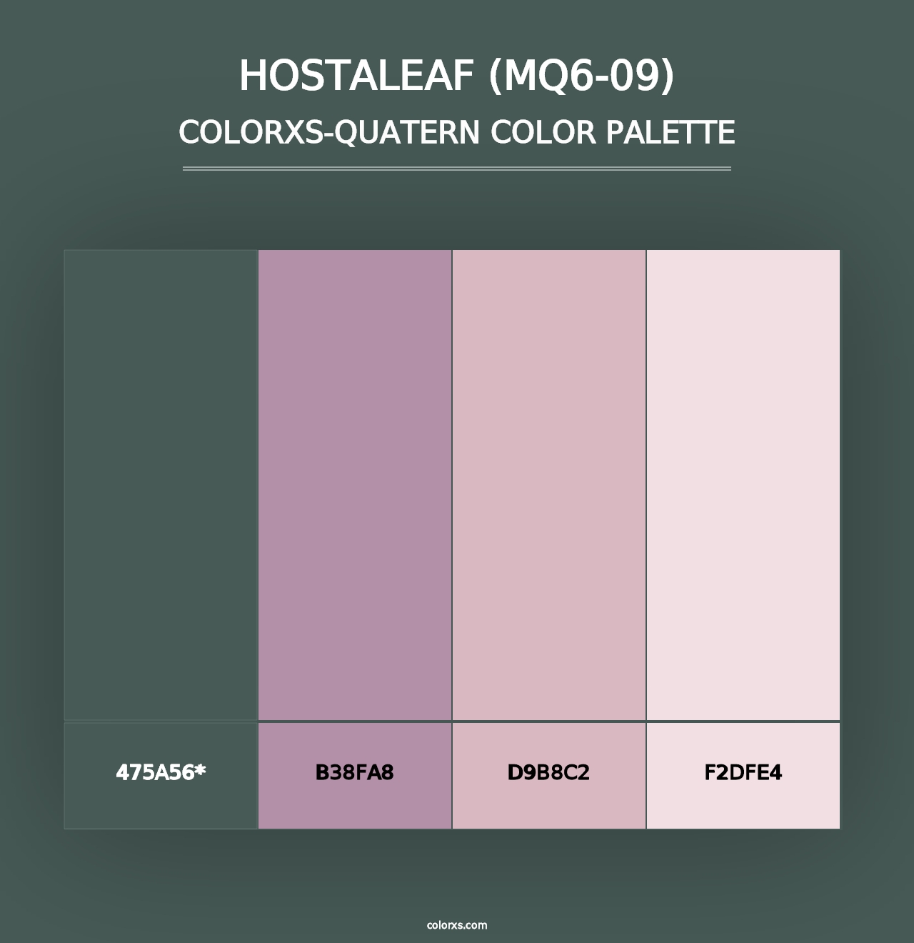 Hostaleaf (MQ6-09) - Colorxs Quad Palette