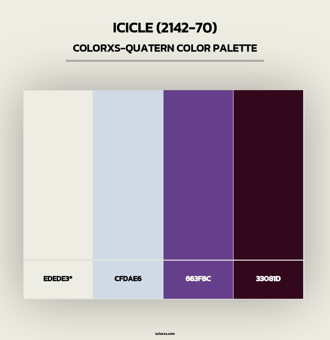 Icicle (2142-70) - Colorxs Quad Palette