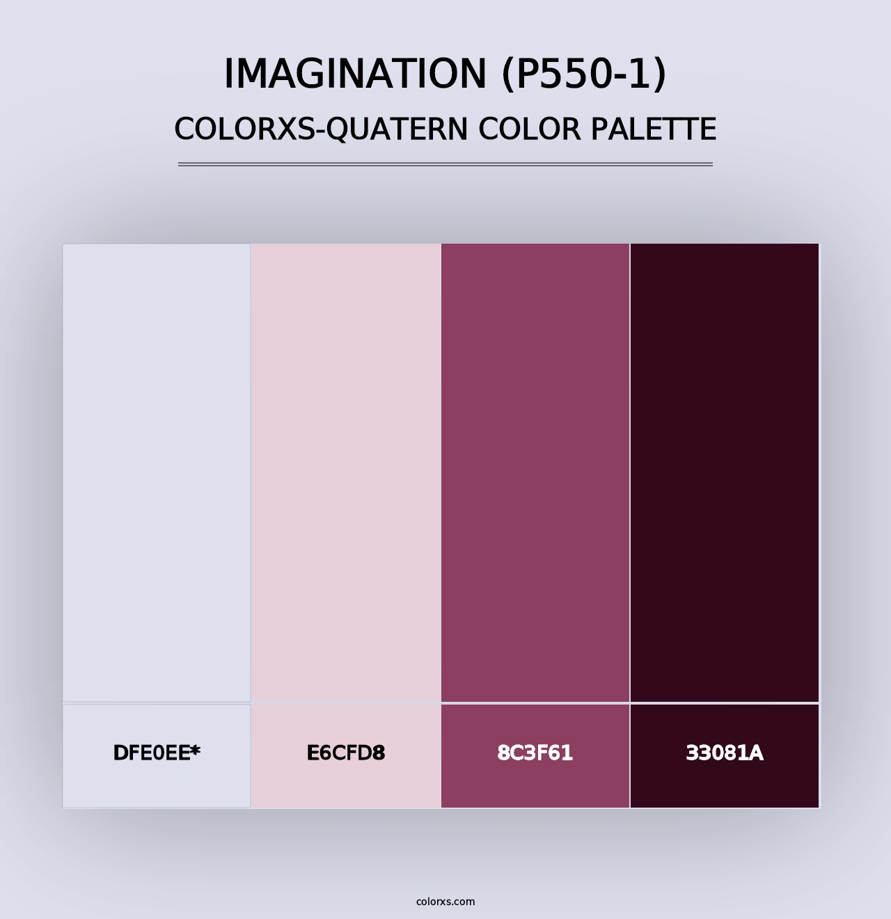 Imagination (P550-1) - Colorxs Quad Palette