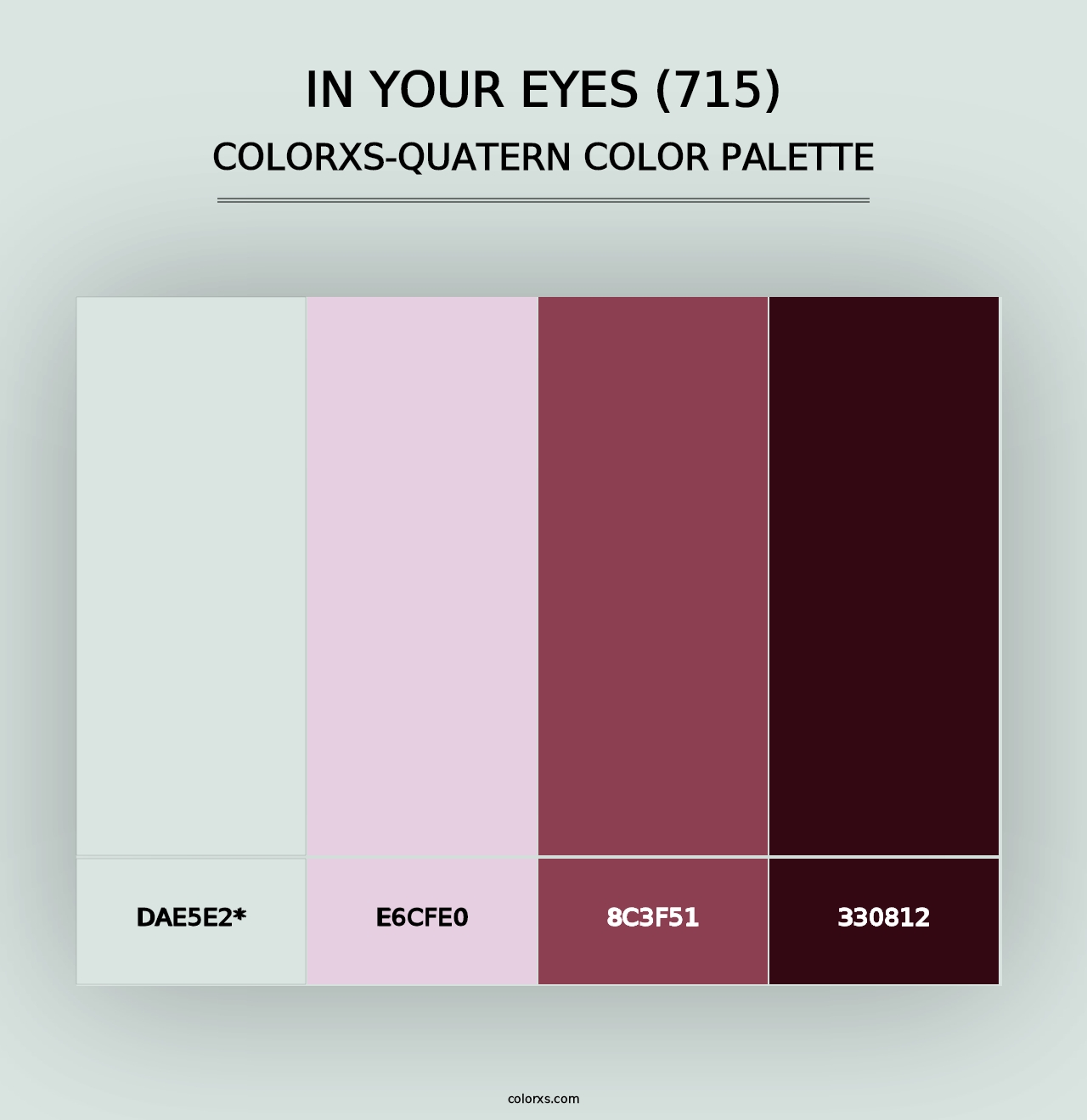 In Your Eyes (715) - Colorxs Quad Palette