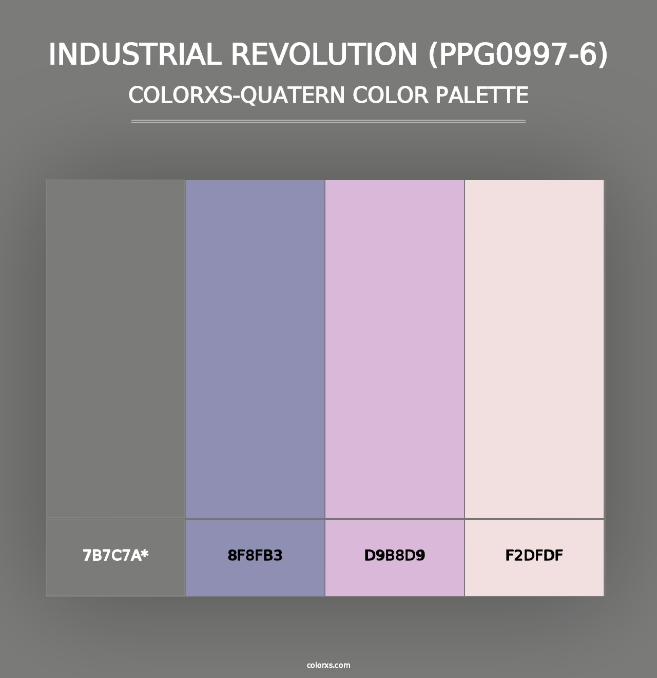 Industrial Revolution (PPG0997-6) - Colorxs Quad Palette