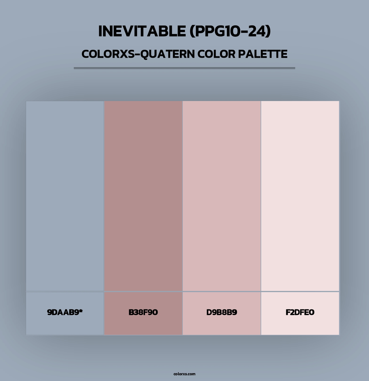 Inevitable (PPG10-24) - Colorxs Quad Palette