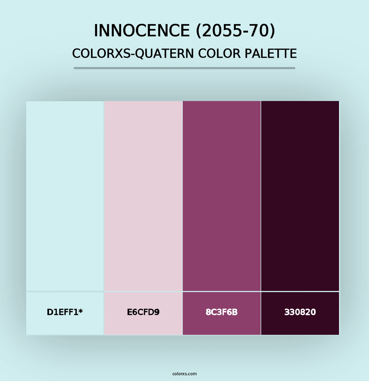 Innocence (2055-70) - Colorxs Quad Palette