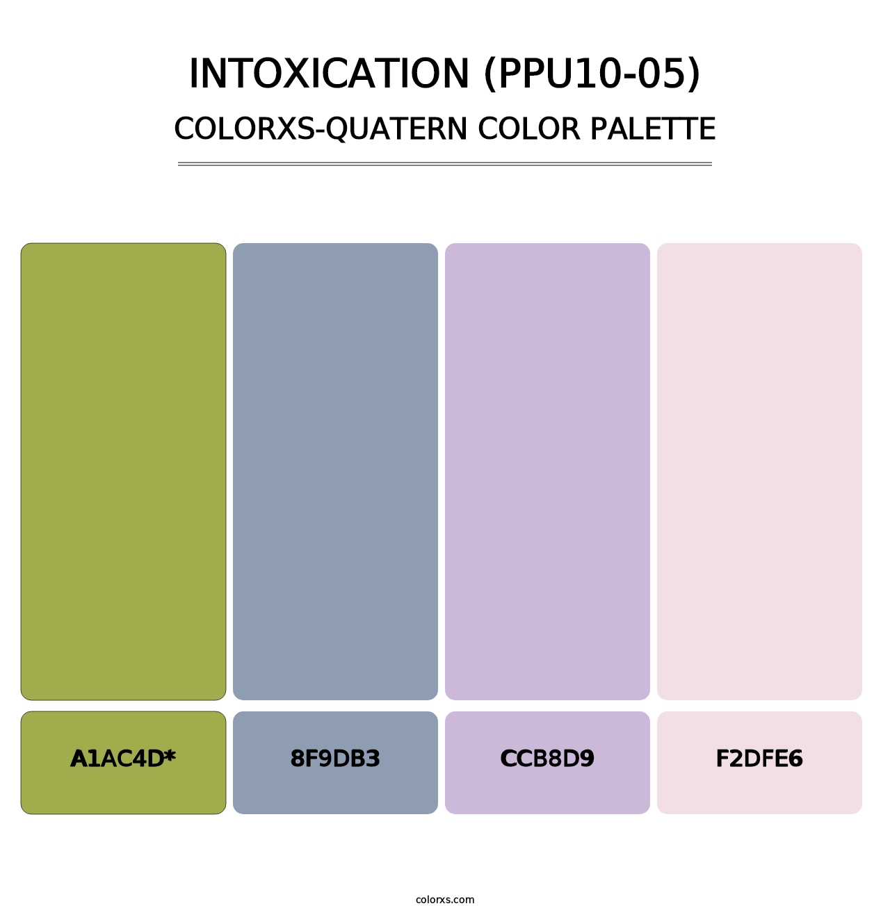 Intoxication (PPU10-05) - Colorxs Quad Palette