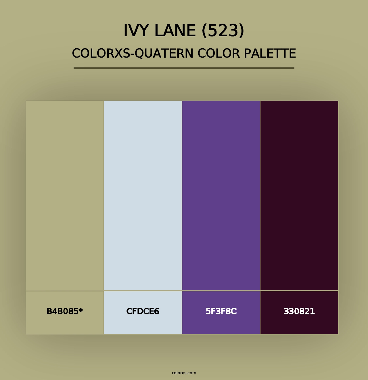 Ivy Lane (523) - Colorxs Quad Palette