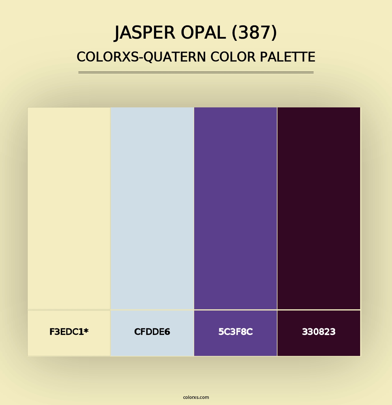 Jasper Opal (387) - Colorxs Quad Palette