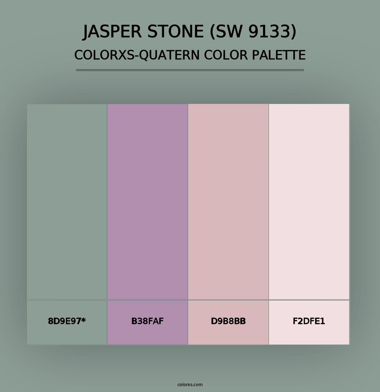 Jasper Stone (SW 9133) - Colorxs Quad Palette