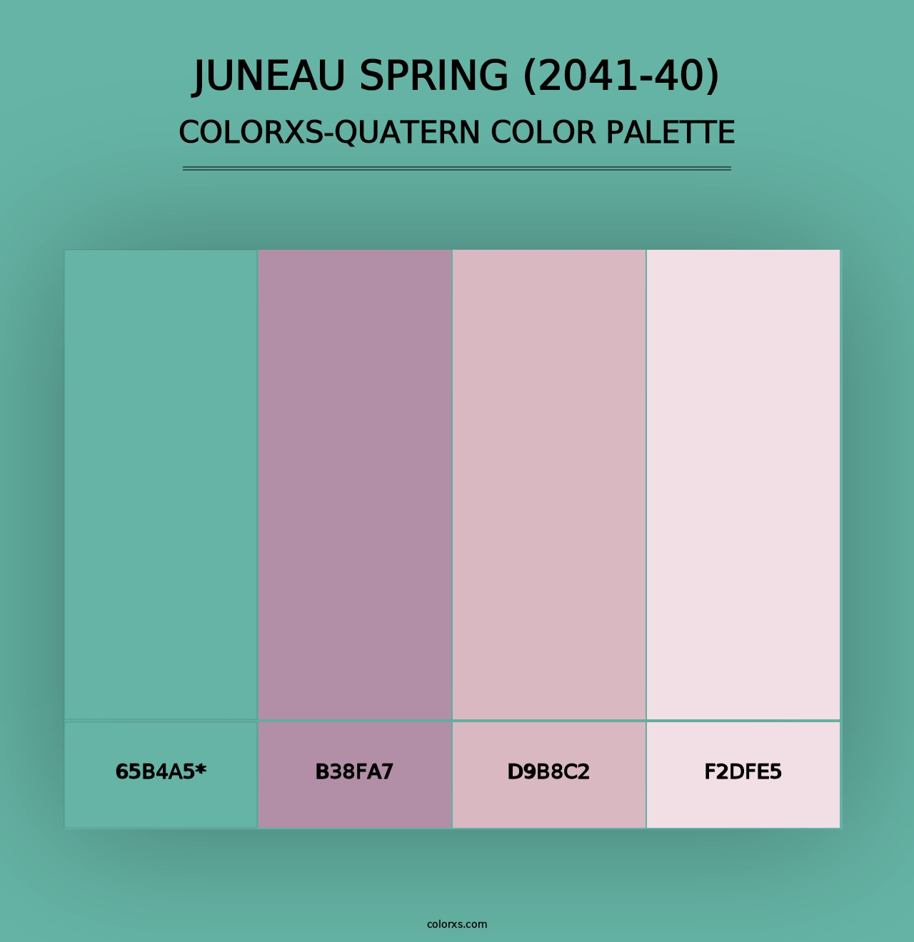 Juneau Spring (2041-40) - Colorxs Quad Palette