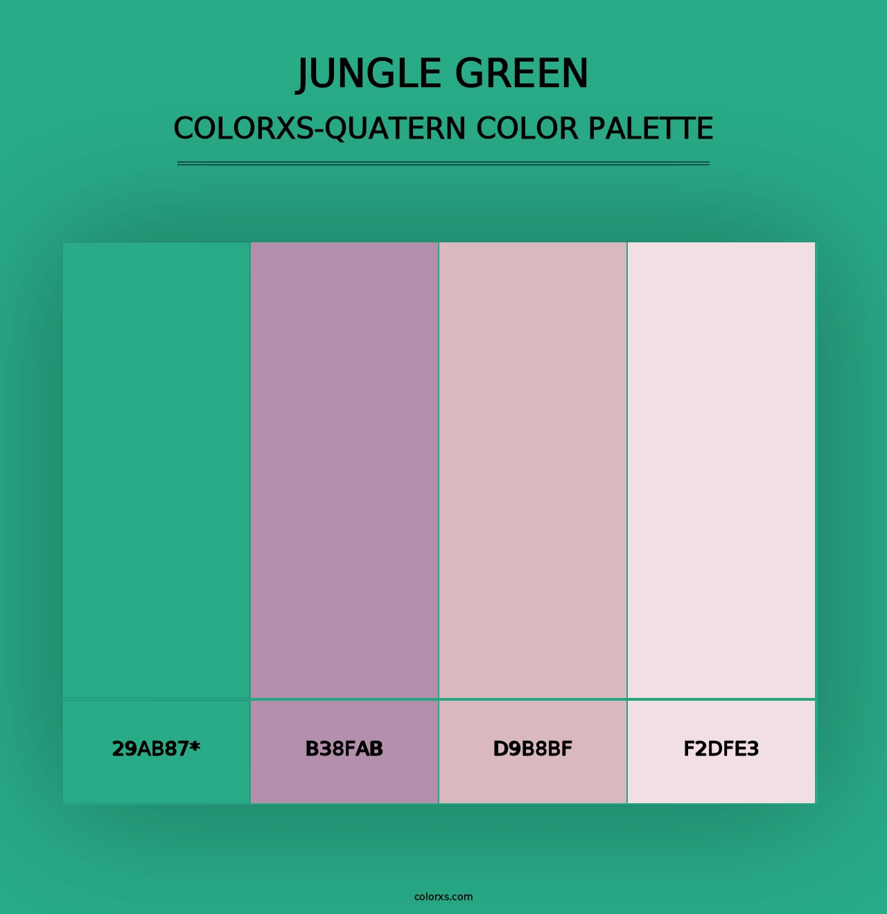 Jungle Green - Colorxs Quad Palette