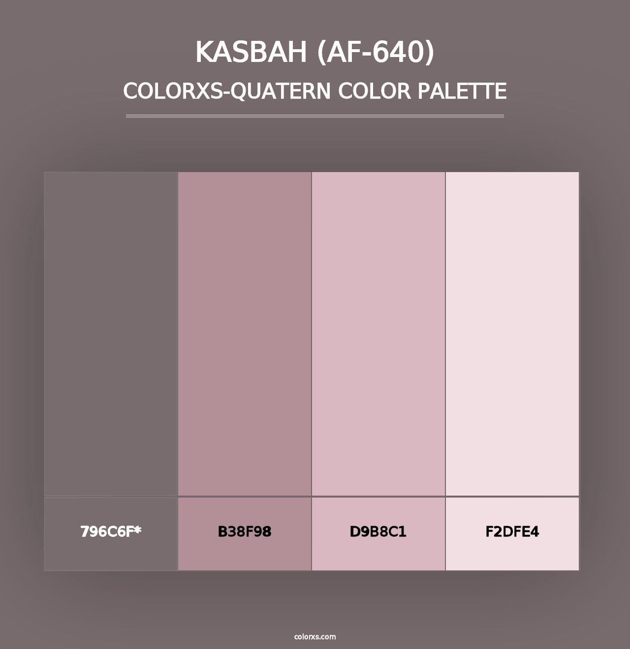 Kasbah (AF-640) - Colorxs Quad Palette