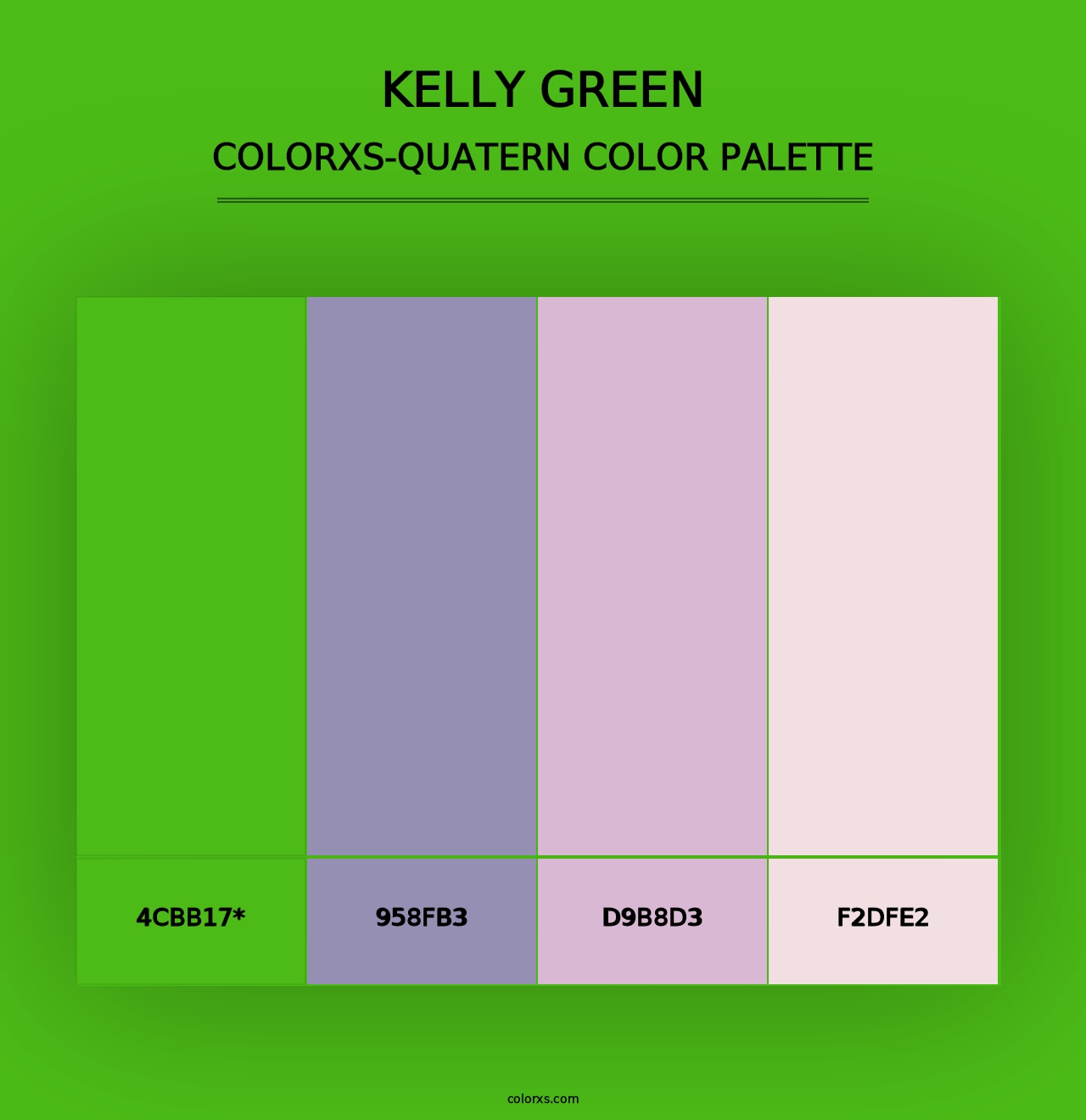 Kelly Green - Colorxs Quad Palette