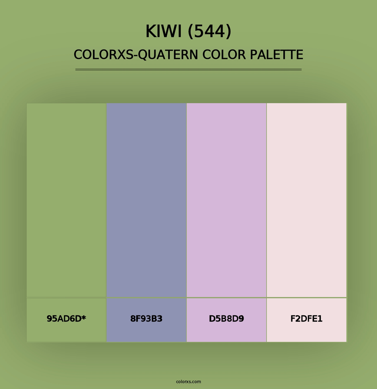 Kiwi (544) - Colorxs Quad Palette