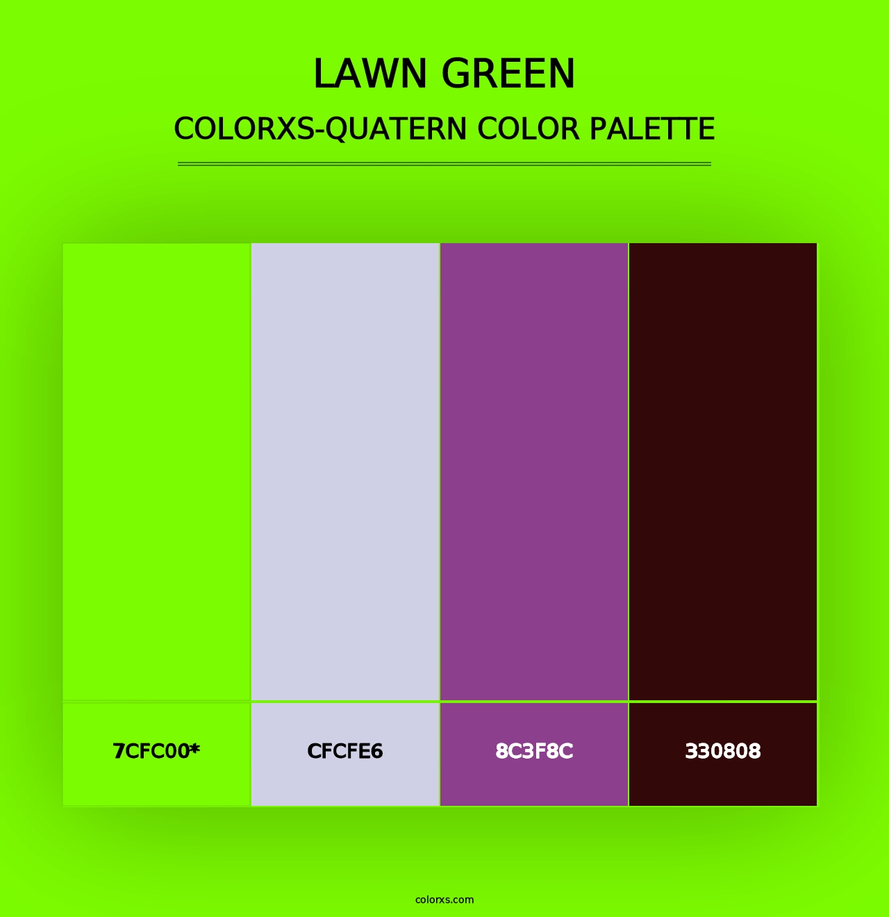 Lawn Green - Colorxs Quad Palette