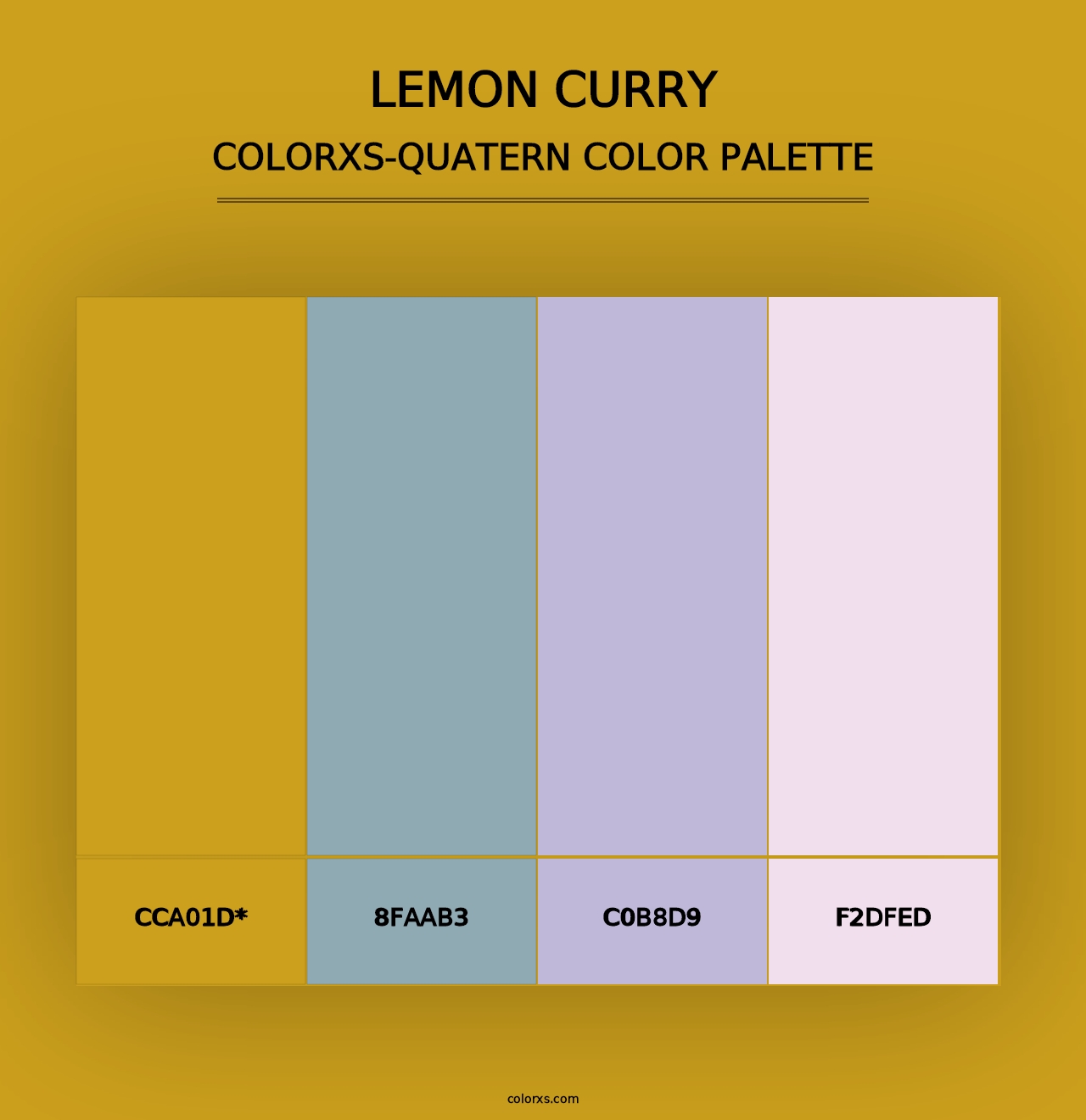 Lemon Curry - Colorxs Quad Palette