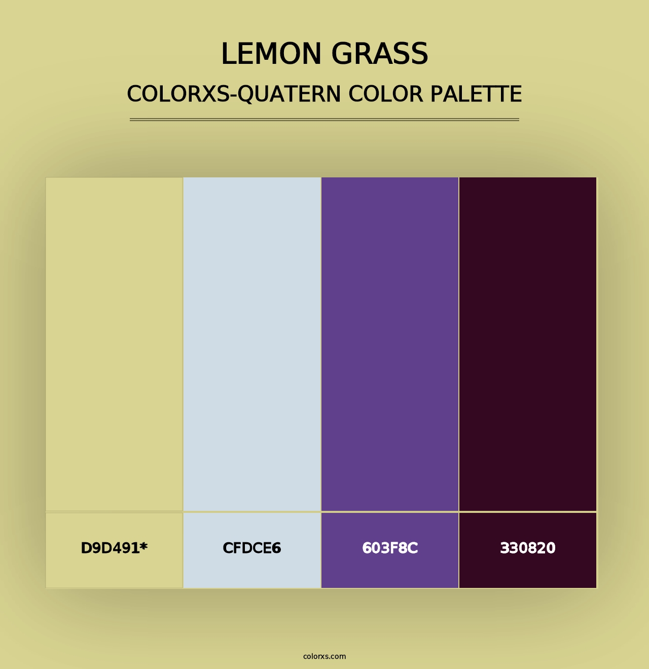 Lemon Grass - Colorxs Quad Palette