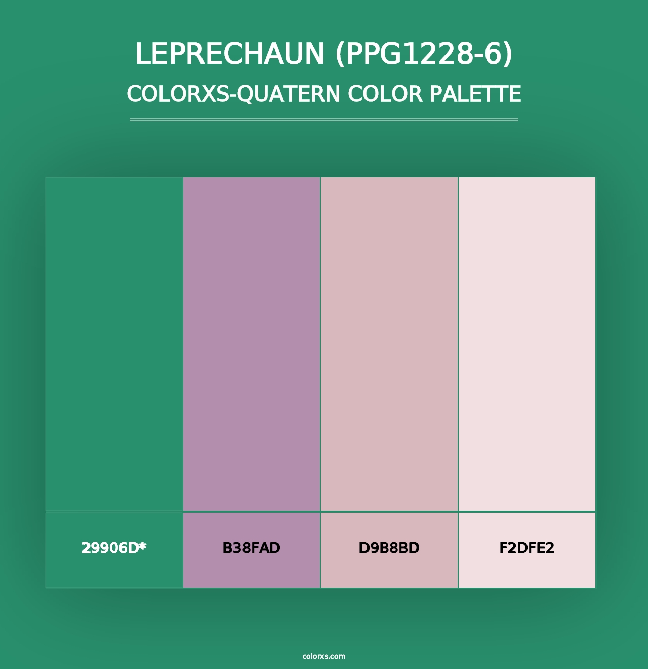 Leprechaun (PPG1228-6) - Colorxs Quad Palette