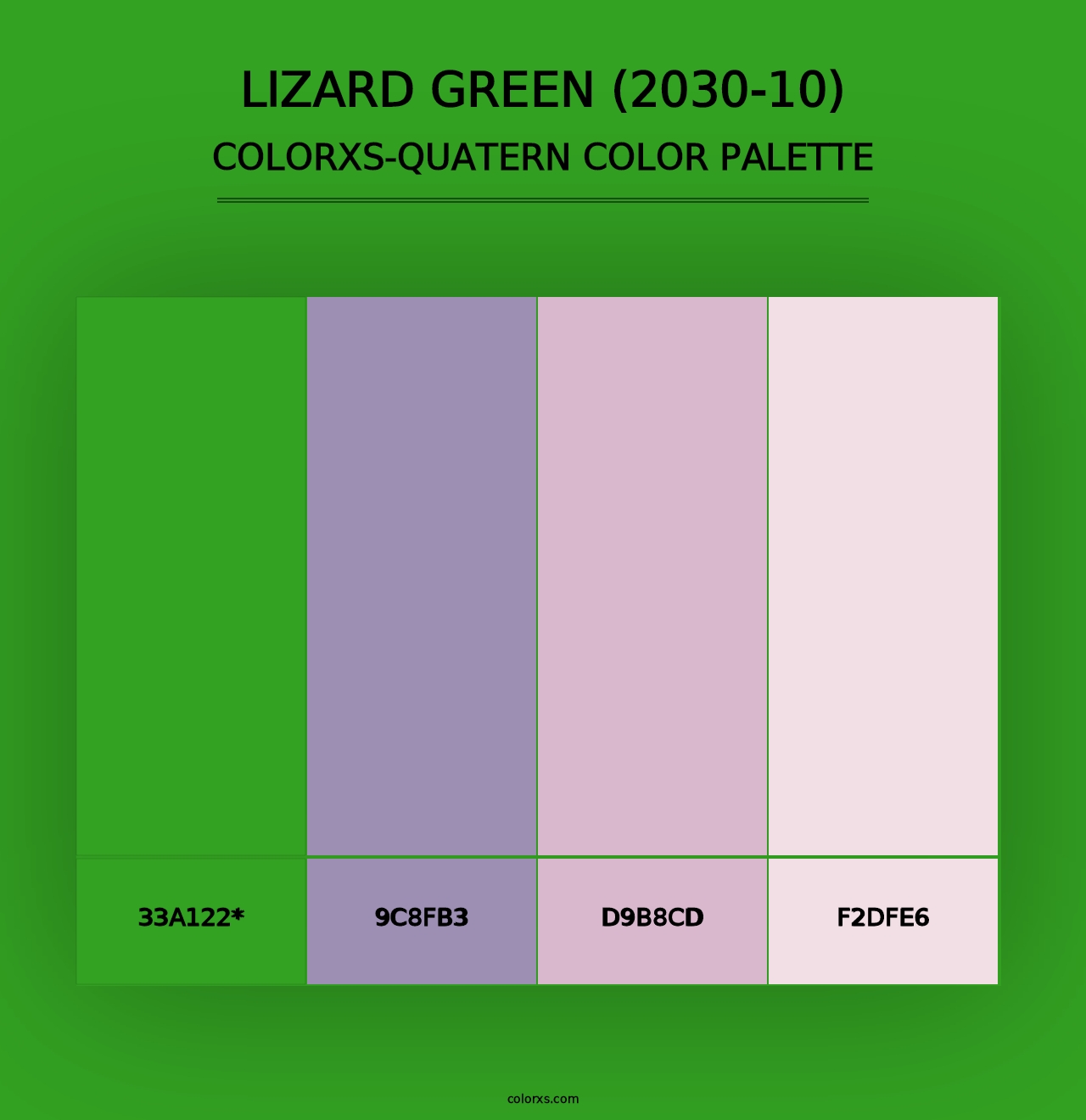 Lizard Green (2030-10) - Colorxs Quad Palette