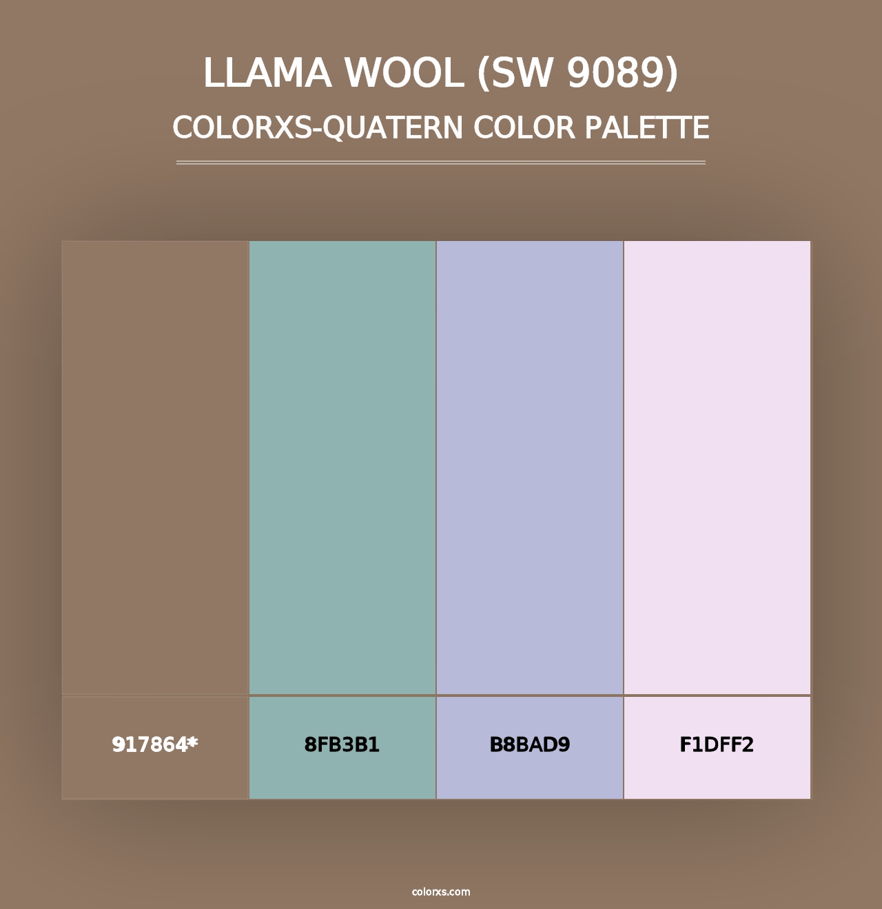 Llama Wool (SW 9089) - Colorxs Quad Palette