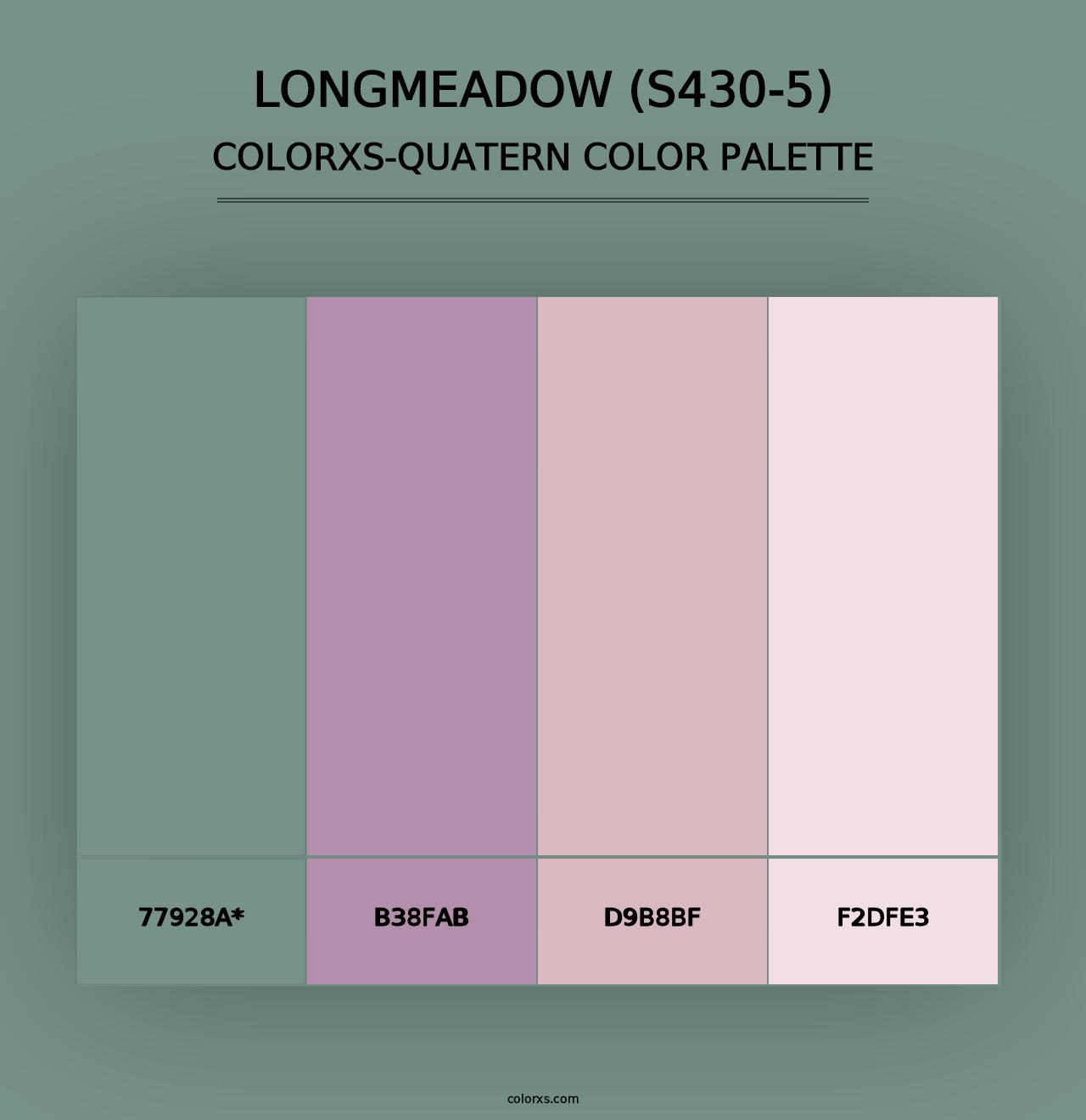 Longmeadow (S430-5) - Colorxs Quad Palette