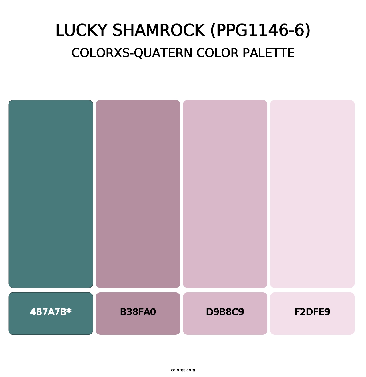 Lucky Shamrock (PPG1146-6) - Colorxs Quad Palette