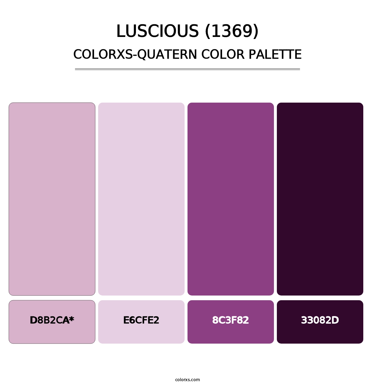 Luscious (1369) - Colorxs Quad Palette