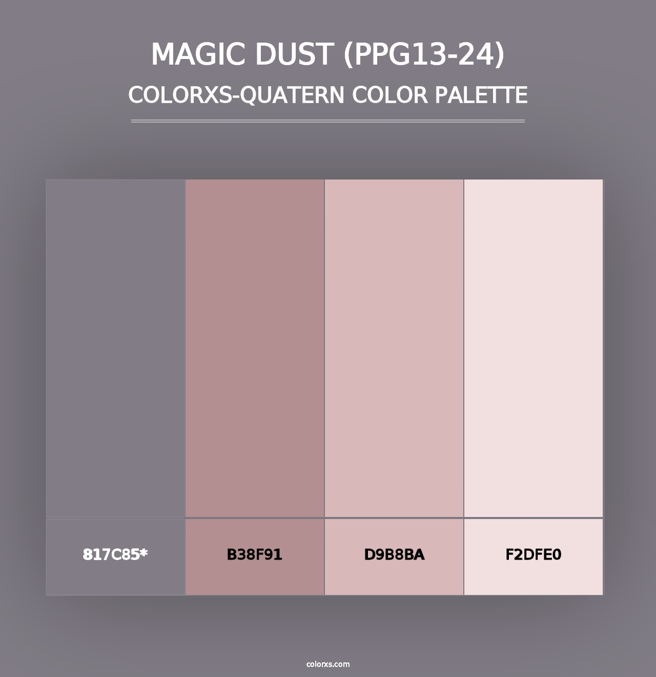 Magic Dust (PPG13-24) - Colorxs Quad Palette