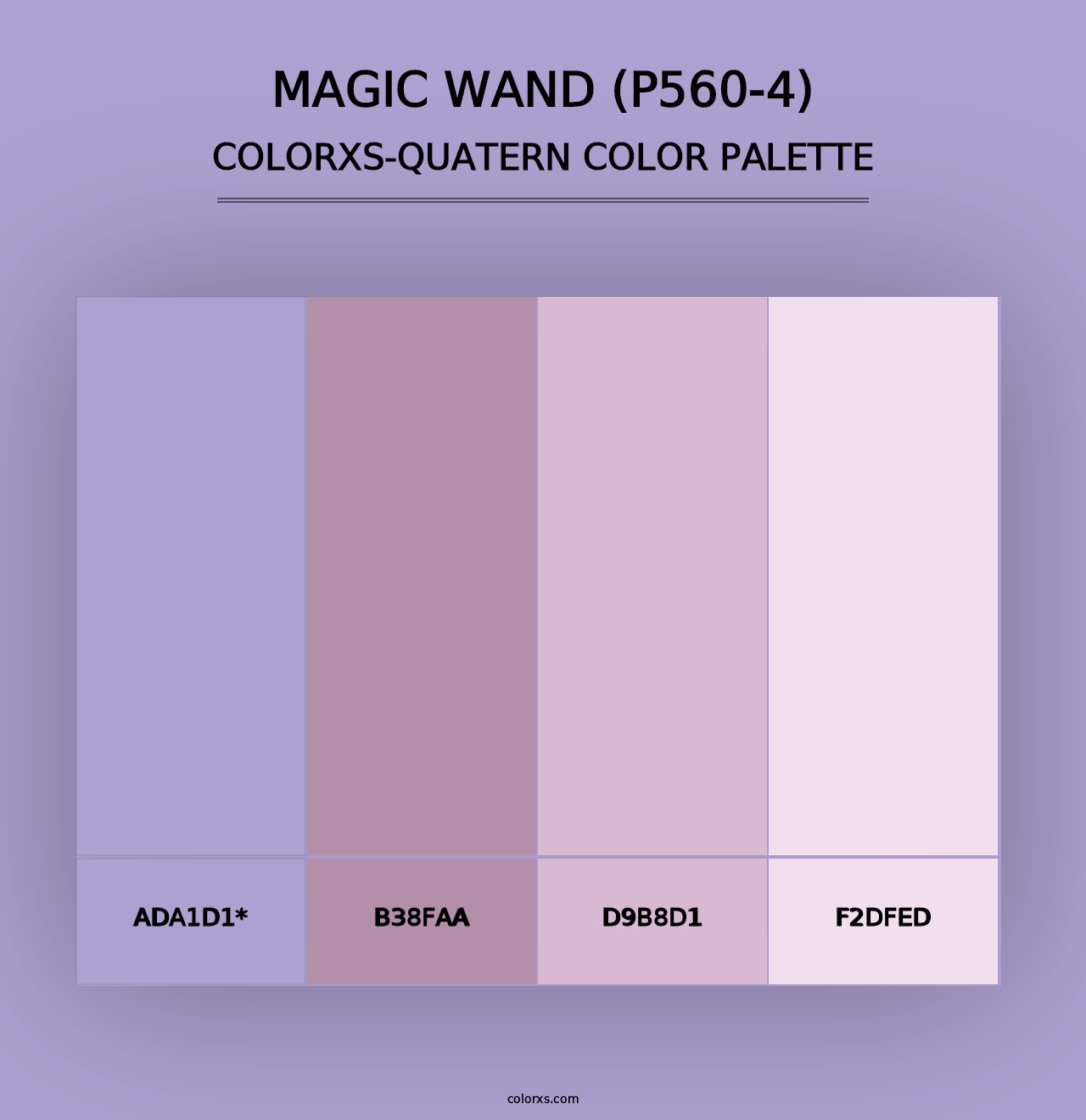 Magic Wand (P560-4) - Colorxs Quad Palette