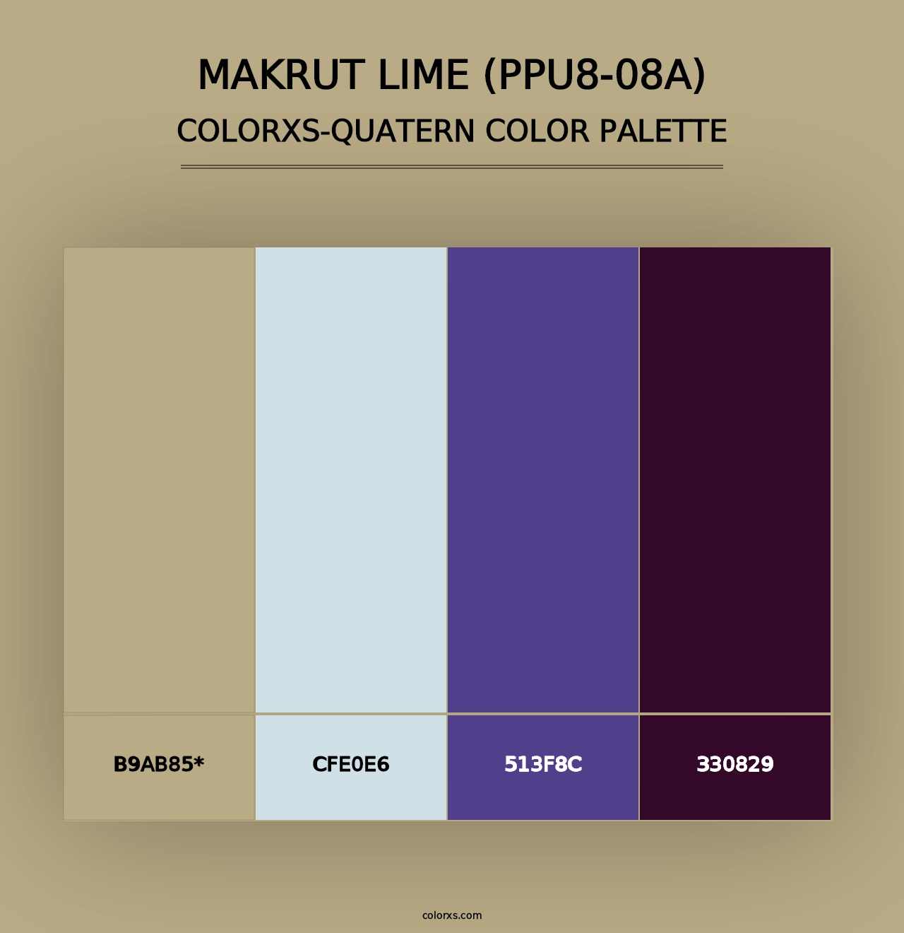 Makrut Lime (PPU8-08A) - Colorxs Quad Palette