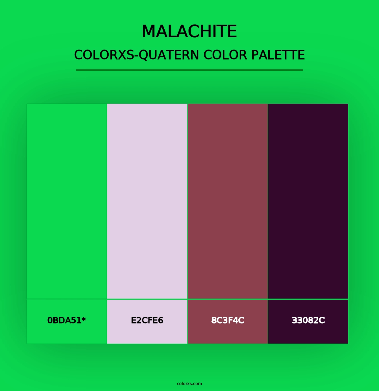 Malachite - Colorxs Quad Palette