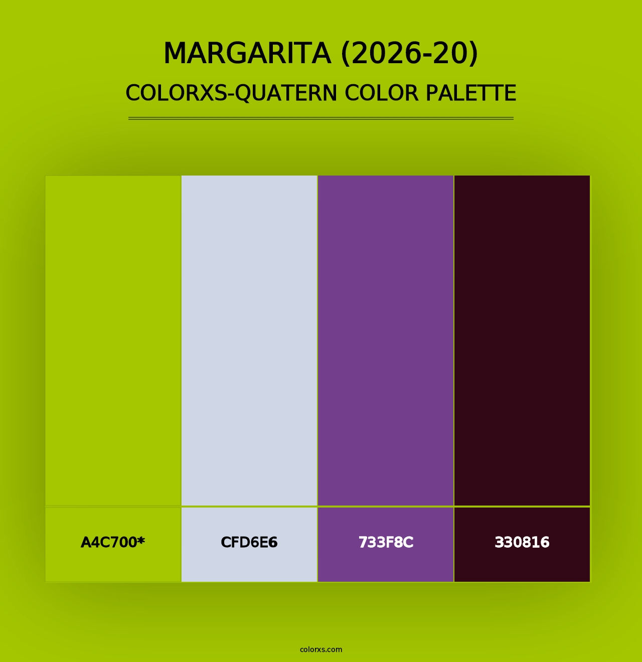 Margarita (2026-20) - Colorxs Quad Palette