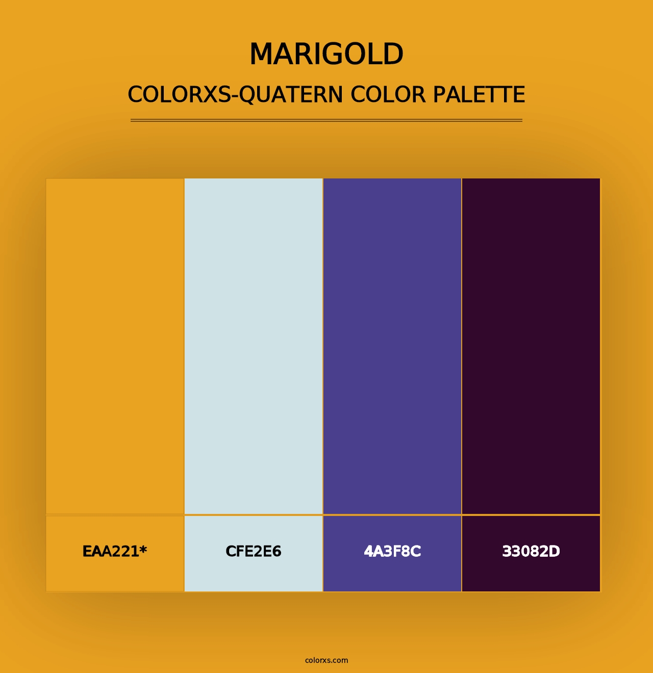 Marigold - Colorxs Quad Palette