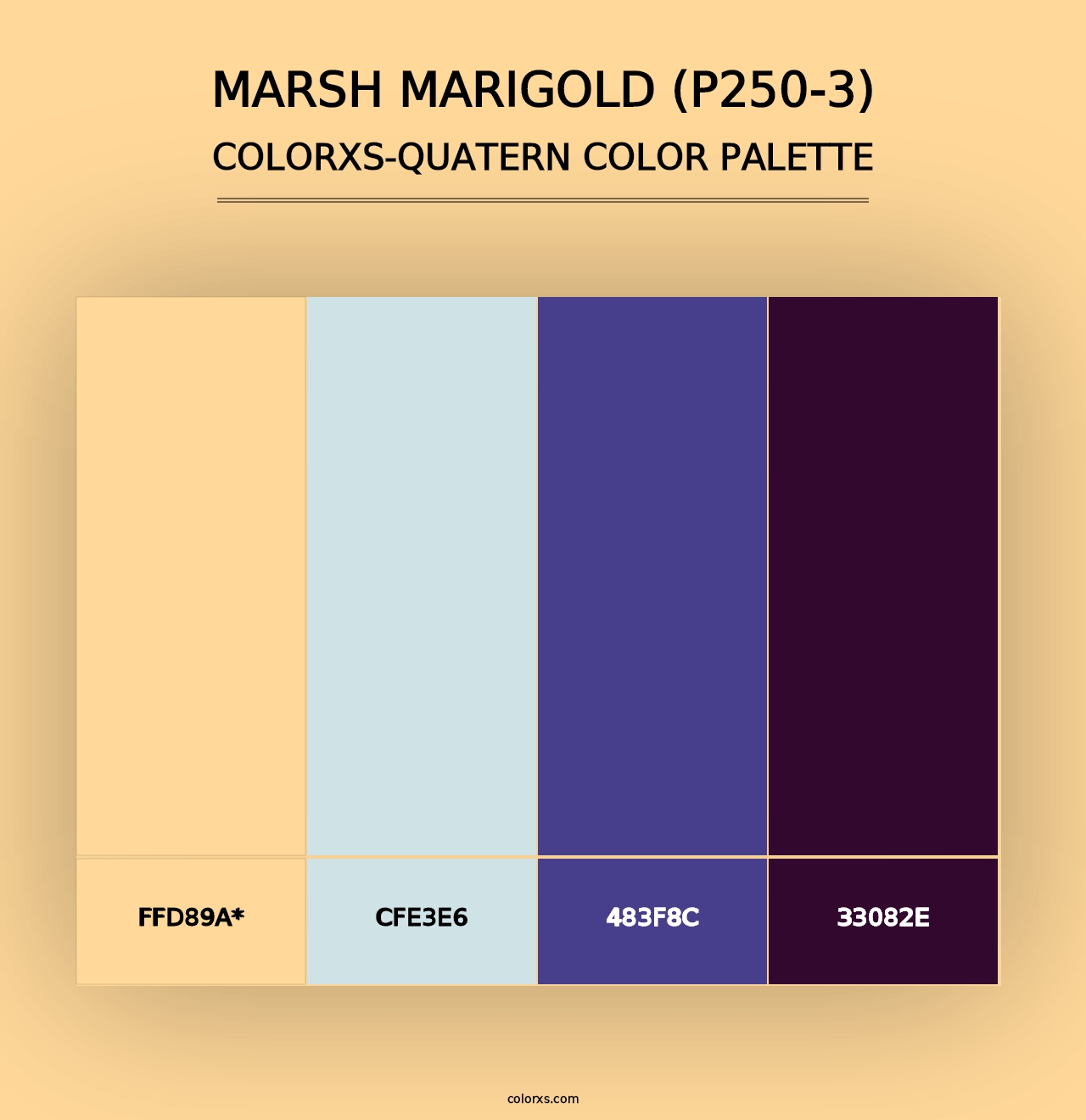 Marsh Marigold (P250-3) - Colorxs Quad Palette