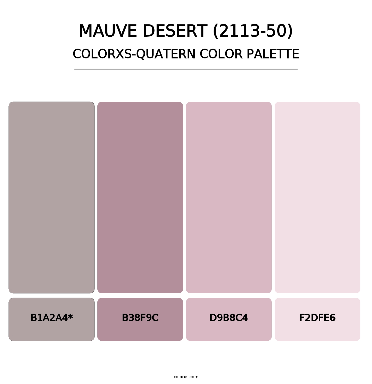 Mauve Desert (2113-50) - Colorxs Quad Palette