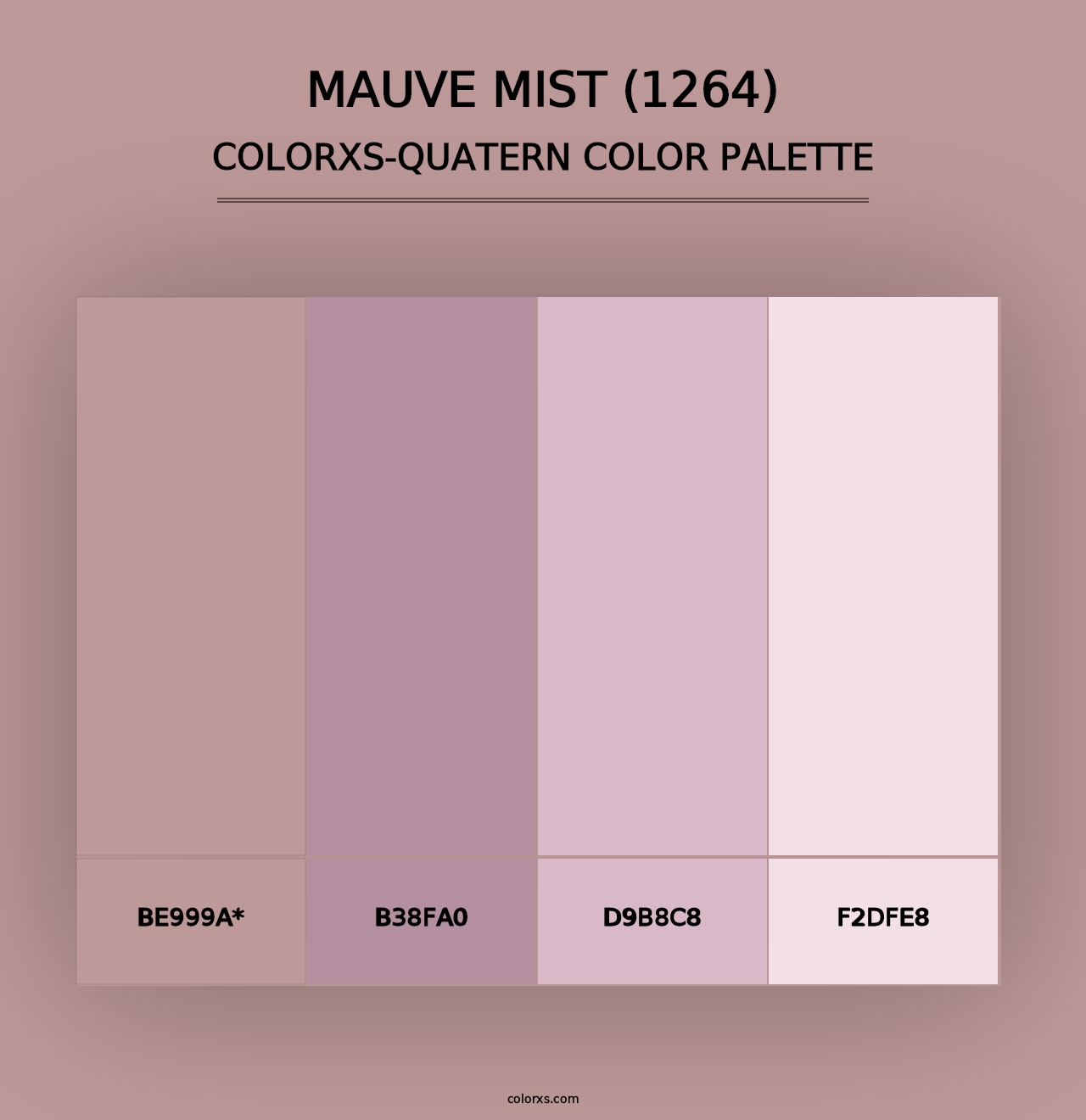 Mauve Mist (1264) - Colorxs Quad Palette