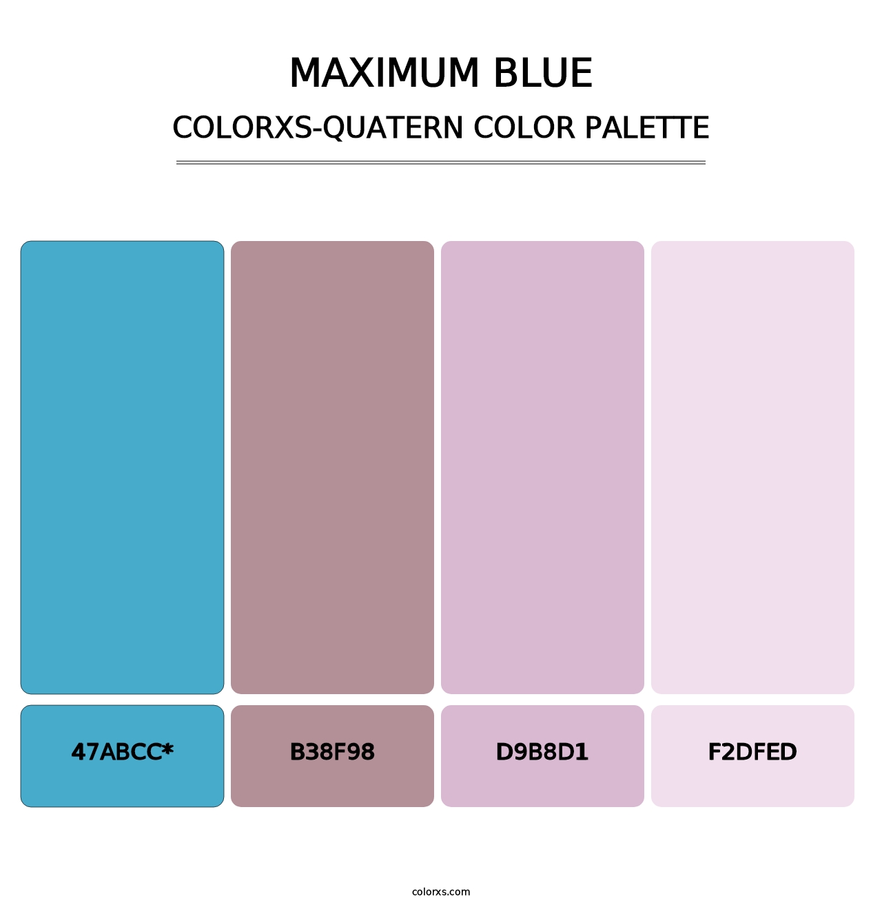 Maximum Blue - Colorxs Quad Palette