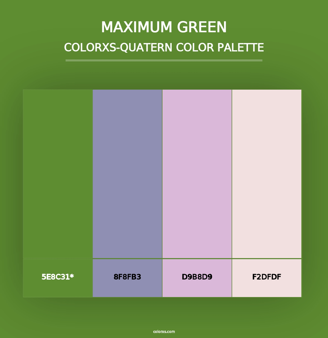 Maximum Green - Colorxs Quad Palette